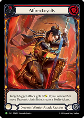 Affirm Loyalty (Red) - Flesh and Blood TCG - MoxLand