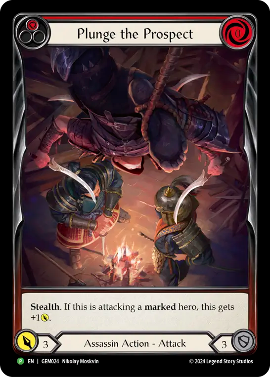 Plunge the Prospect (Red) - Flesh and Blood TCG - MoxLand