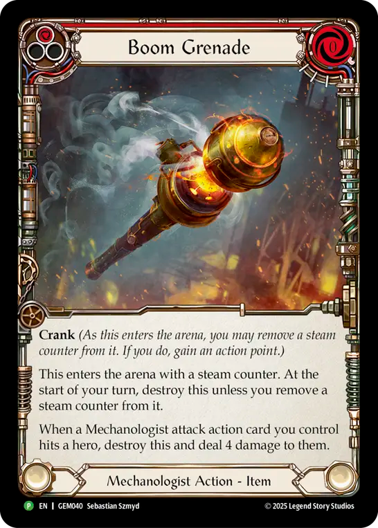 Boom Grenade (Red) - Flesh and Blood TCG - MoxLand