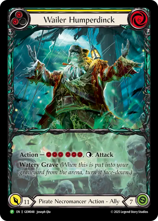 Wailer Humperdinck (Yellow) - Flesh and Blood TCG - MoxLand