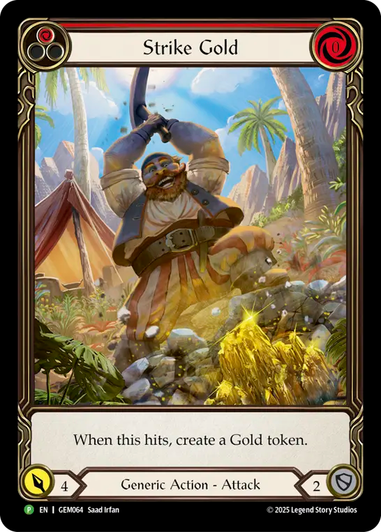 Strike Gold (Red) - Flesh and Blood TCG - MoxLand
