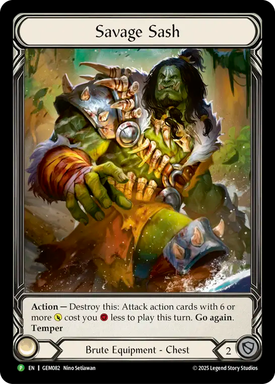 Savage Sash - Flesh and Blood TCG - MoxLand