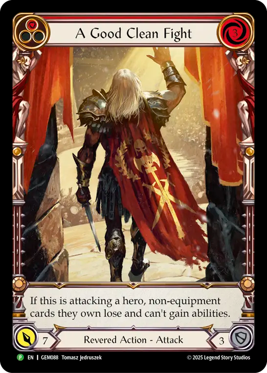 A Good Clean Fight (Red) - Flesh and Blood TCG - MoxLand