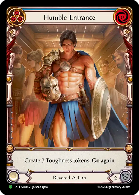Humble Entrance (Blue) - Flesh and Blood TCG - MoxLand