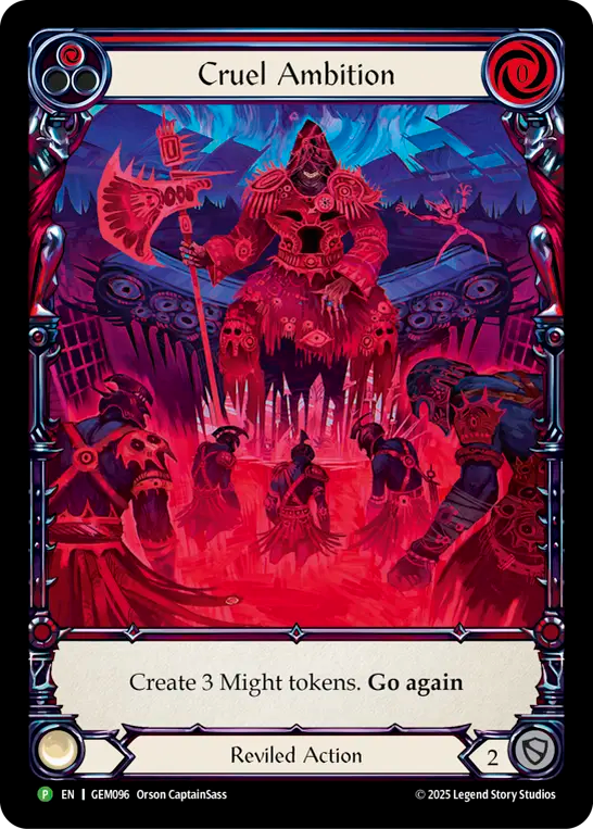 Cruel Ambition (Red) - Flesh and Blood TCG - MoxLand