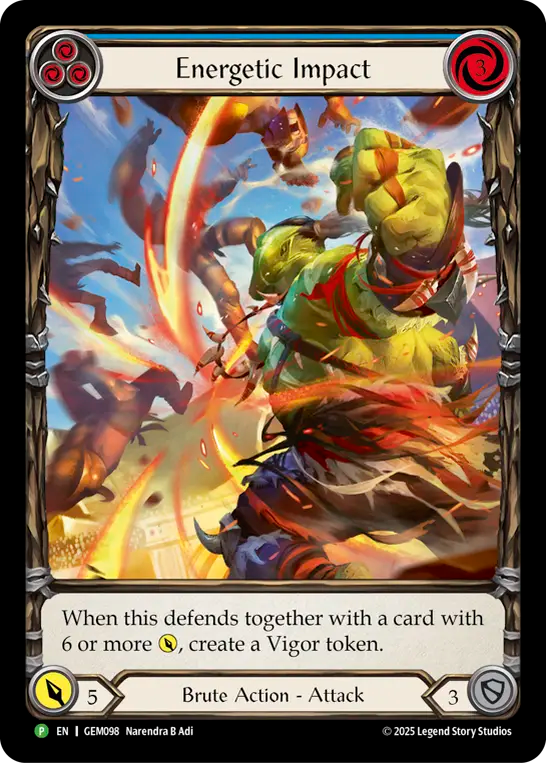 Energetic Impact (Blue) - Flesh and Blood TCG - MoxLand