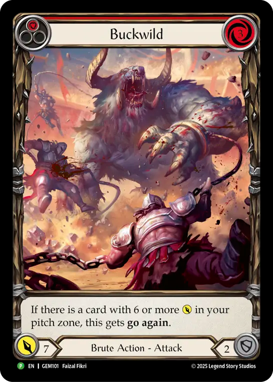 Buckwild (Red) - Flesh and Blood TCG - MoxLand