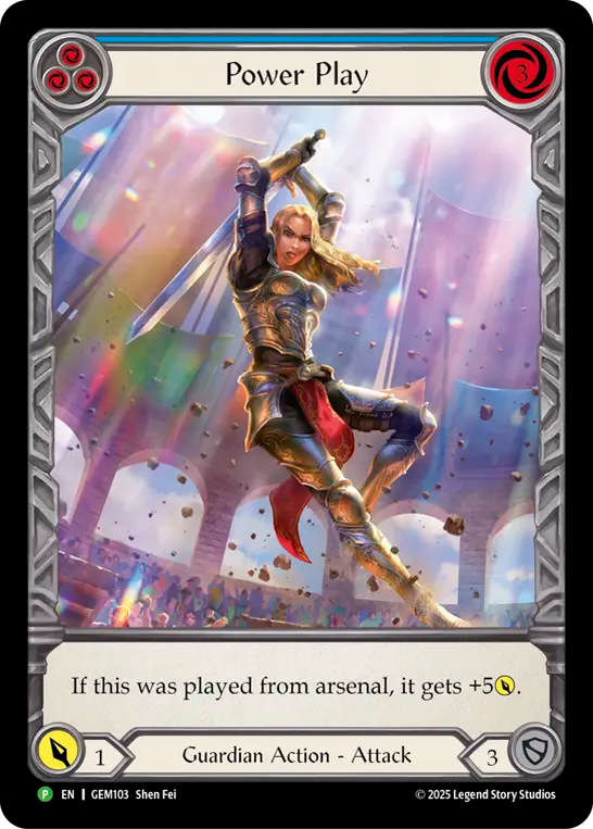 Power Play (Blue) - Flesh and Blood TCG - MoxLand