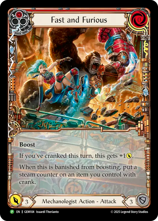 Fast and Furious (Red) - Flesh and Blood TCG - MoxLand