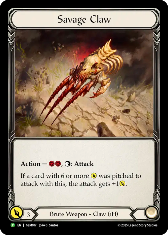 Savage Claw - Flesh and Blood TCG - MoxLand