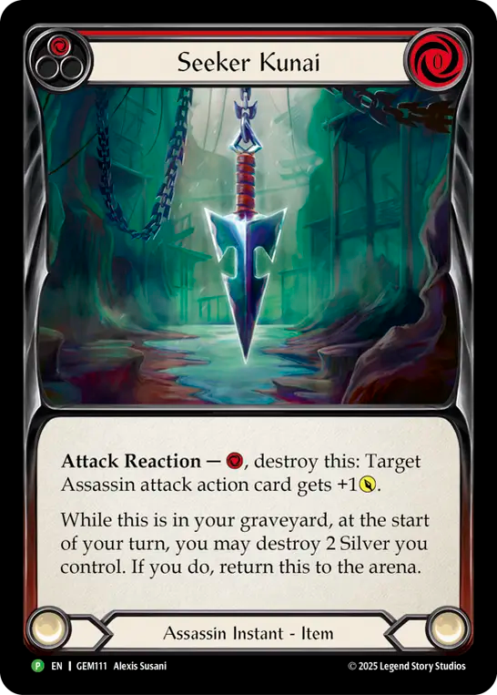 Seeker Kunai (Red) - Flesh and Blood TCG - MoxLand
