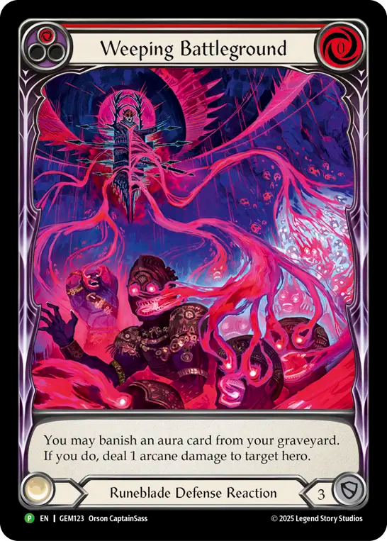 Weeping Battleground (Red) - Flesh and Blood TCG - MoxLand