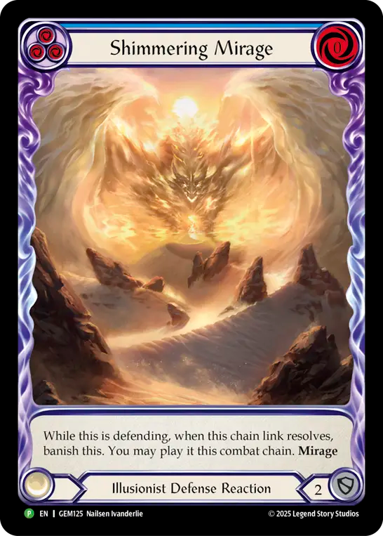 Shimmering Mirage (Blue) - Flesh and Blood TCG - MoxLand