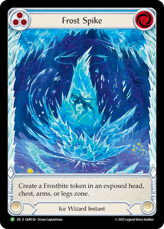 Frost Spike (Blue) - Flesh and Blood TCG - MoxLand