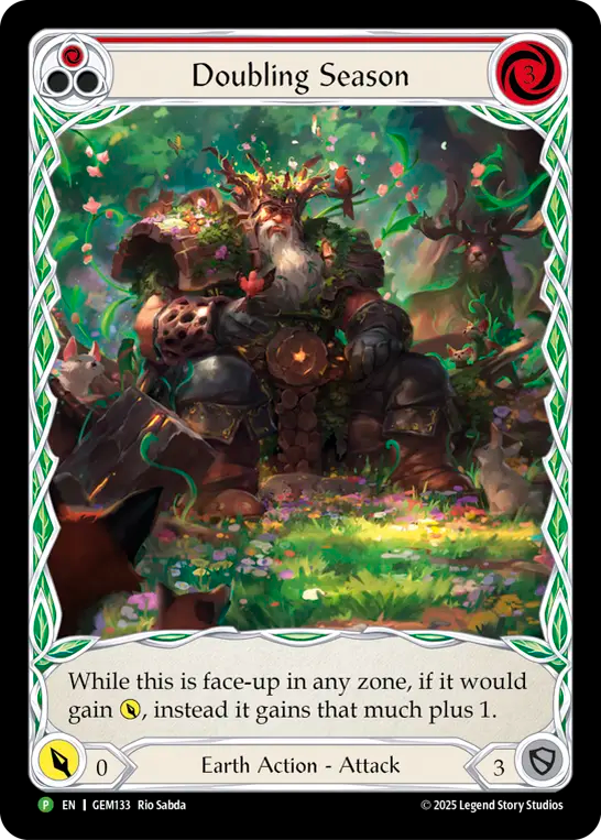 Doubling Season (Red) - Flesh and Blood TCG - MoxLand