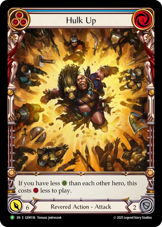 Hulk Up (Blue) - Flesh and Blood TCG - MoxLand