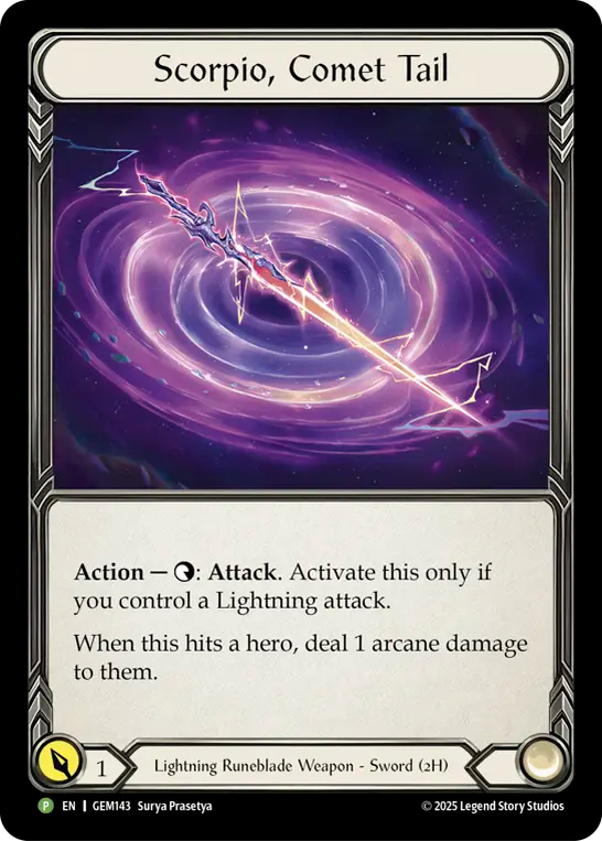 Scorpio, Comet Tail - Flesh and Blood TCG - MoxLand