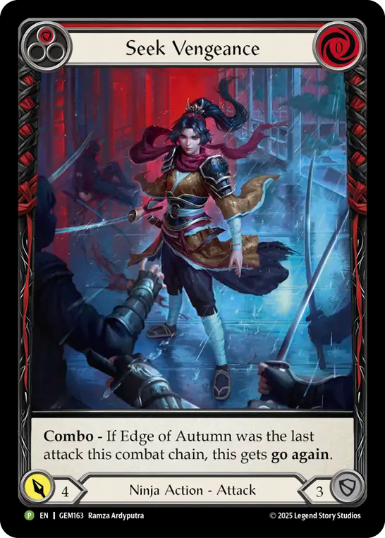 Seek Vengeance (Red) - Flesh and Blood TCG - MoxLand