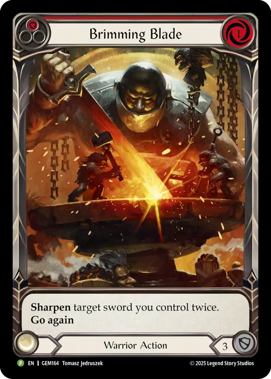 Brimming Blade (Red) - Flesh and Blood TCG - MoxLand
