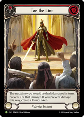 Toe the Line (Red) - Flesh and Blood TCG - MoxLand