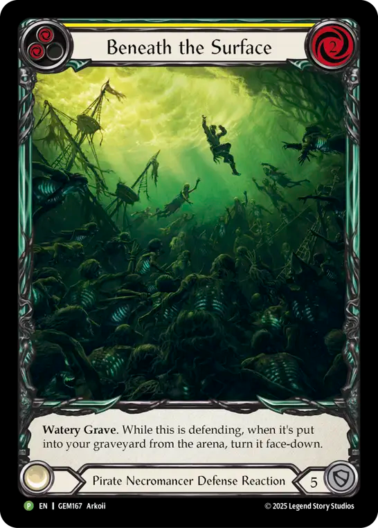 Beneath the Surface (Yellow) - Flesh and Blood TCG - MoxLand