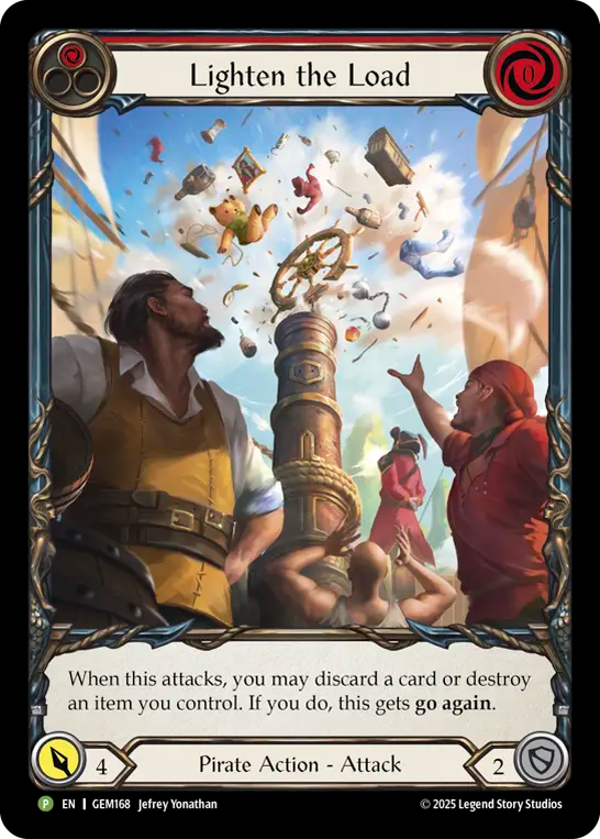 Lighten the Load (Red) - Flesh and Blood TCG - MoxLand