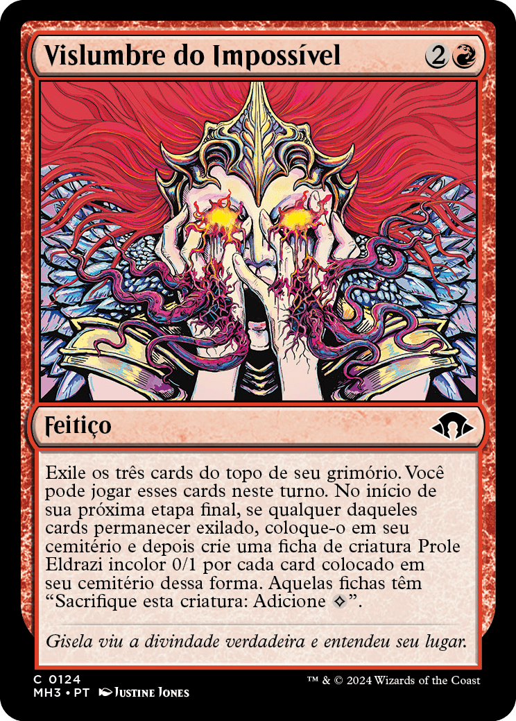 Vislumbre do Impossível / Glimpse the Impossible - Magic: The Gathering - MoxLand