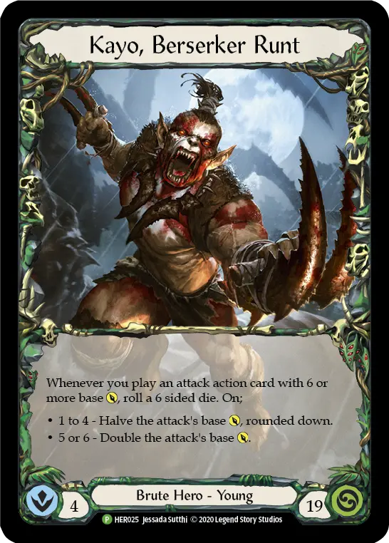 Kayo, Berserker Runt - Flesh and Blood TCG - MoxLand
