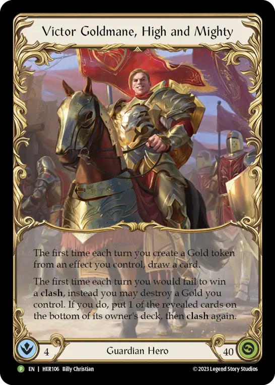Victor Goldmane, High and Mighty - Flesh and Blood TCG - MoxLand