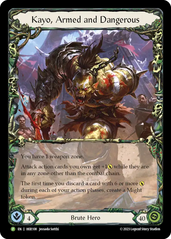 Kayo, Armed and Dangerous - Flesh and Blood TCG - MoxLand
