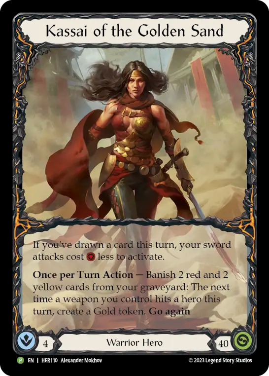 Kassai of the Golden Sand - Flesh and Blood TCG - MoxLand