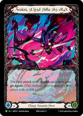 Arakni, 5L!p3d 7hRu 7h3 cR4X - Flesh and Blood TCG - MoxLand