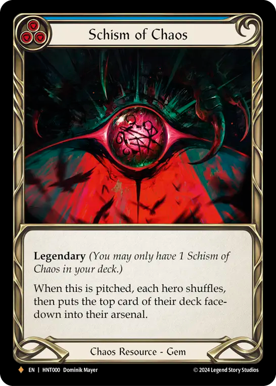 Schism of Chaos (Blue) - Flesh and Blood TCG - MoxLand