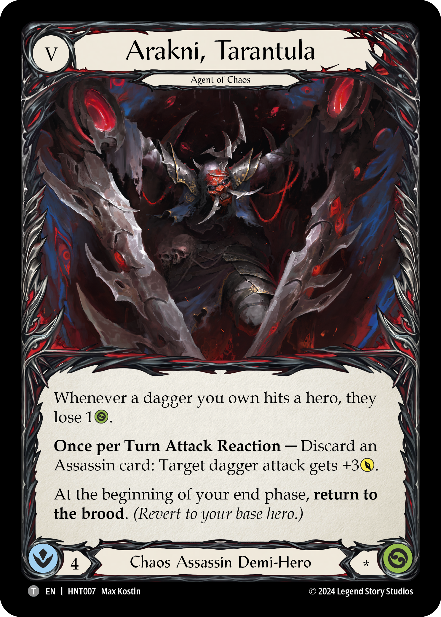 Arakni, Tarantula - Flesh and Blood TCG - MoxLand
