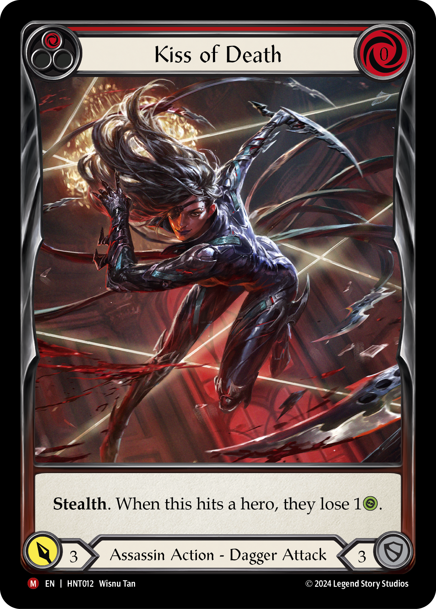 Kiss of Death (Red) - Flesh and Blood TCG - MoxLand