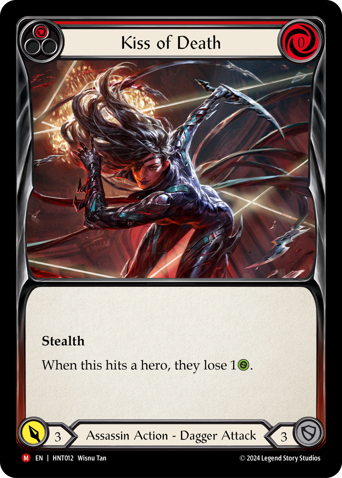 Kiss of Death (Red) - Flesh and Blood TCG - MoxLand