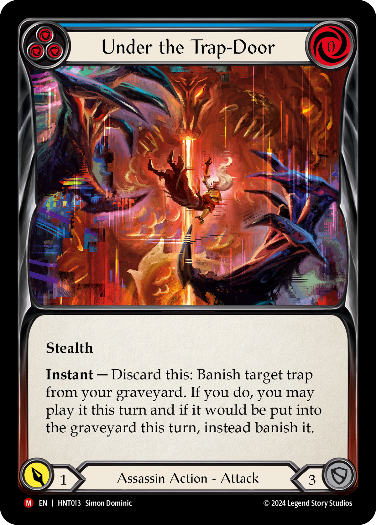 Under the Trap-Door (Blue) - Flesh and Blood TCG - MoxLand
