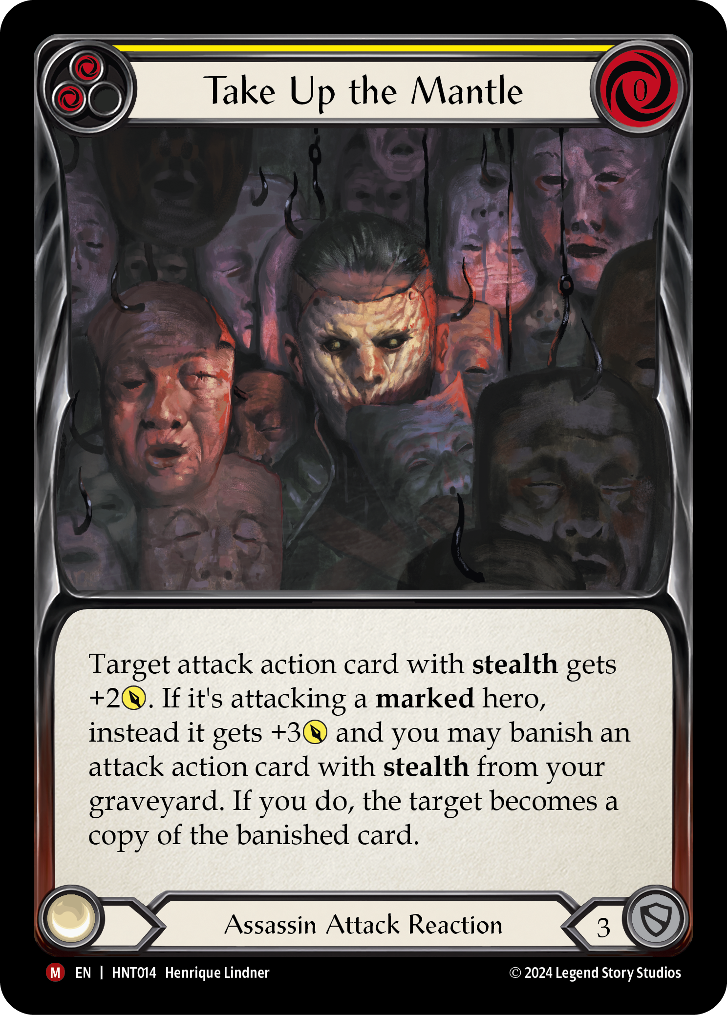 Take Up the Mantle (Yellow) - Flesh and Blood TCG - MoxLand