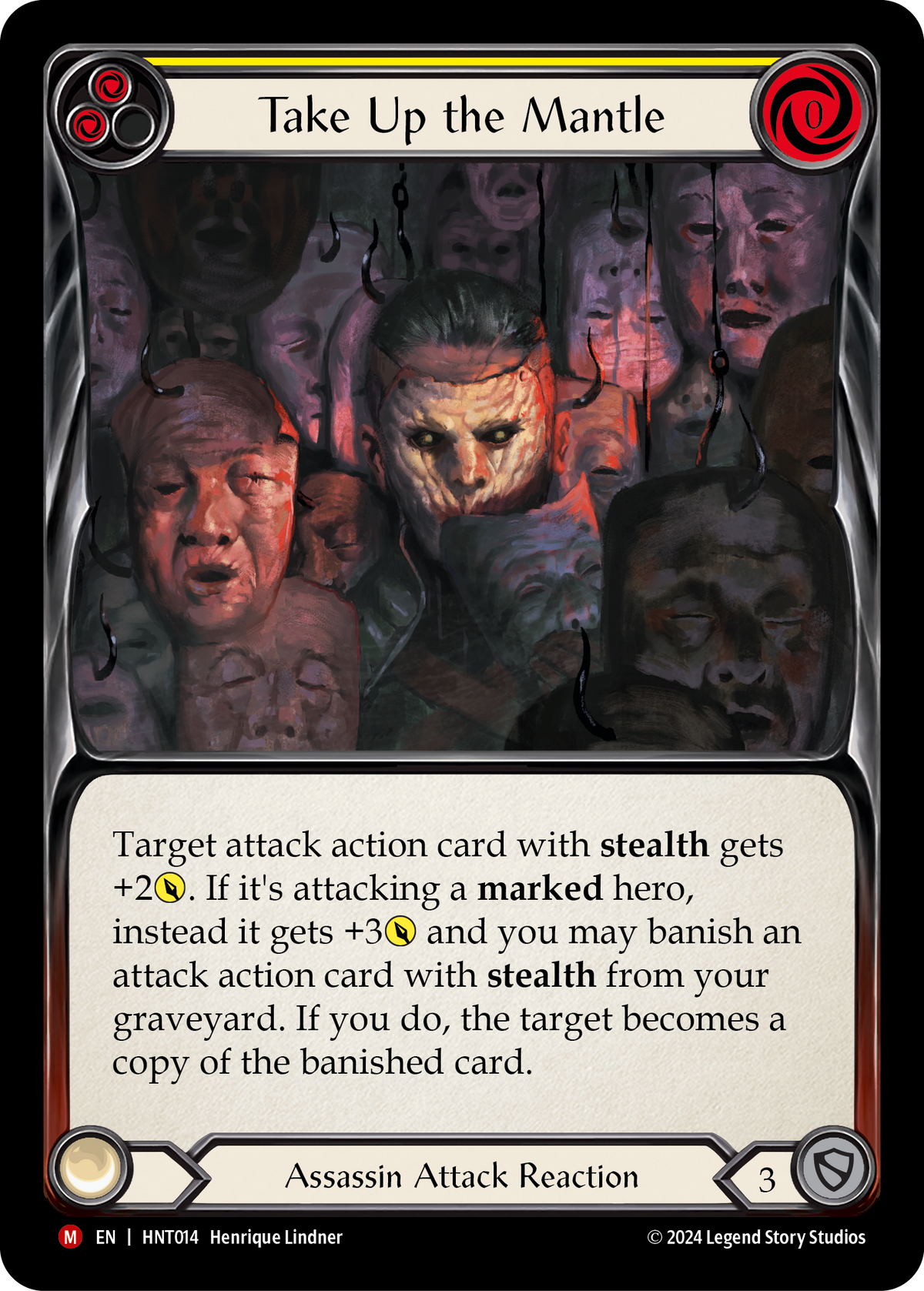Take Up the Mantle (Yellow) - Flesh and Blood TCG - MoxLand