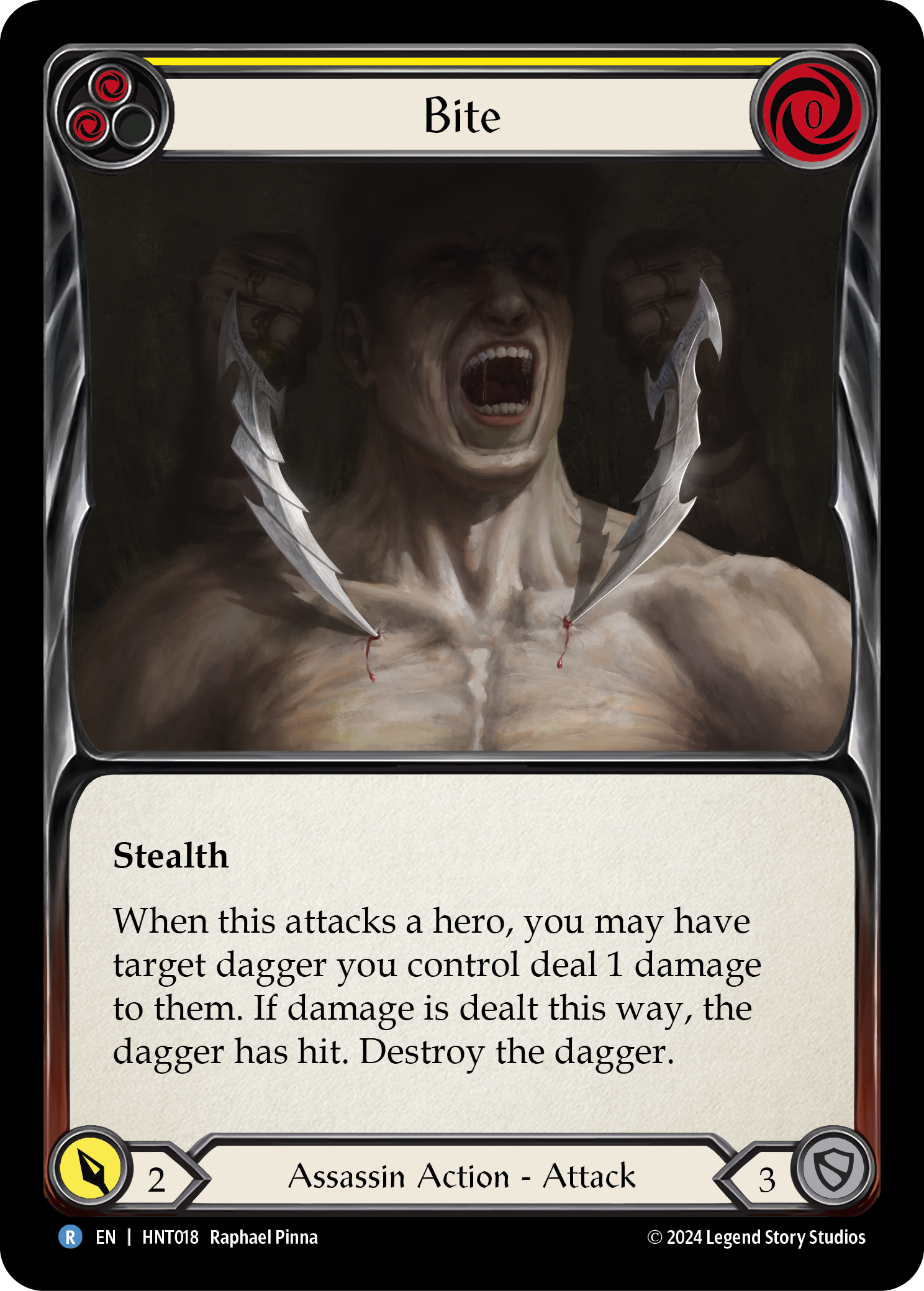 Bite (Yellow) - Flesh and Blood TCG - MoxLand