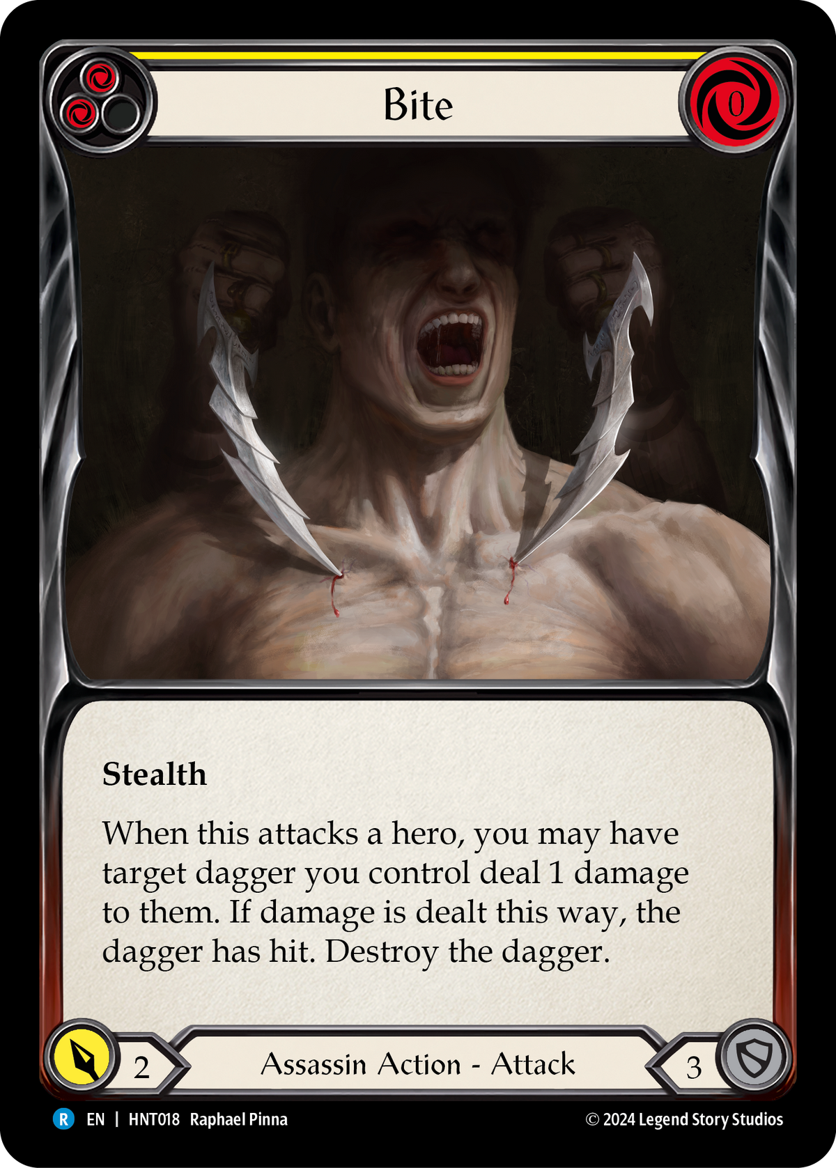 Bite (Yellow) - Flesh and Blood TCG - MoxLand