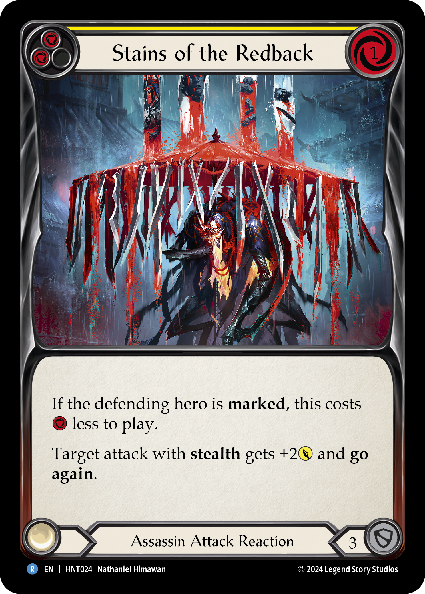 Stains of the Redback (Yellow) - Flesh and Blood TCG - MoxLand