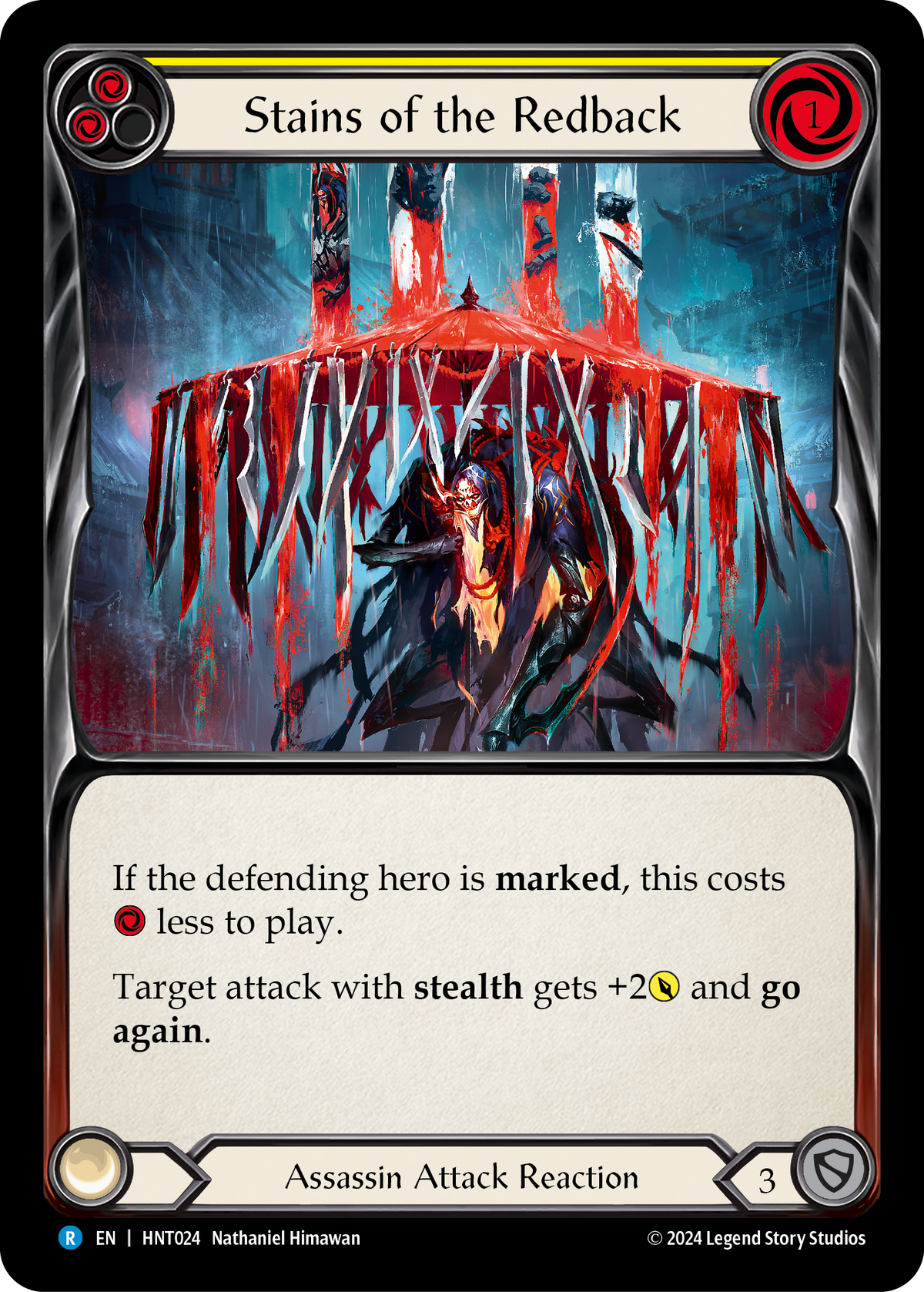 Stains of the Redback (Yellow) - Flesh and Blood TCG - MoxLand