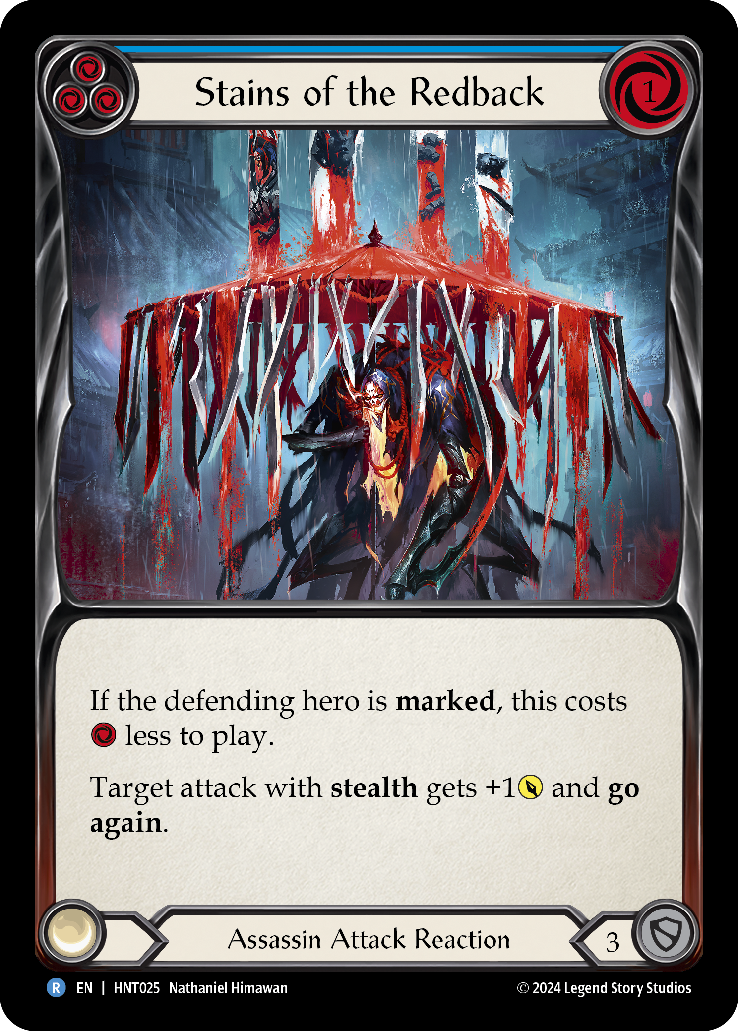 Stains of the Redback (Blue) - Flesh and Blood TCG - MoxLand