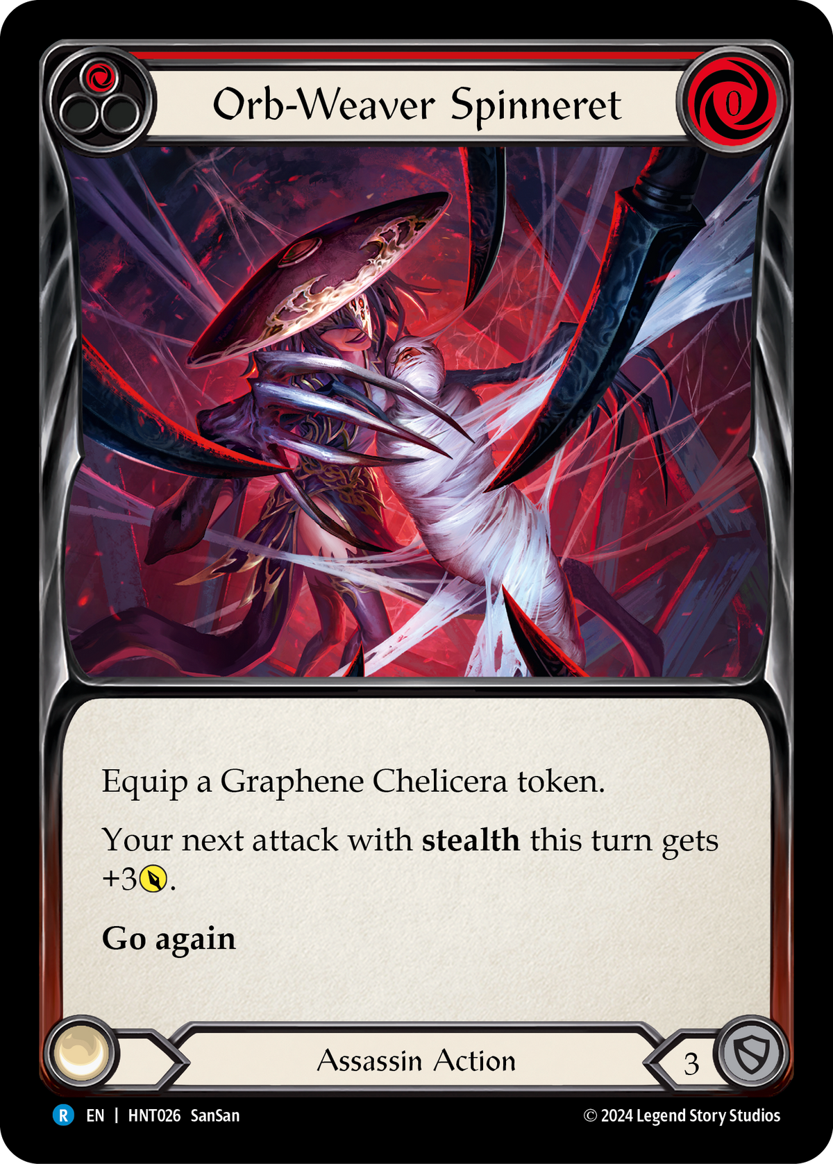 Orb-Weaver Spinneret (Red) - Flesh and Blood TCG - MoxLand