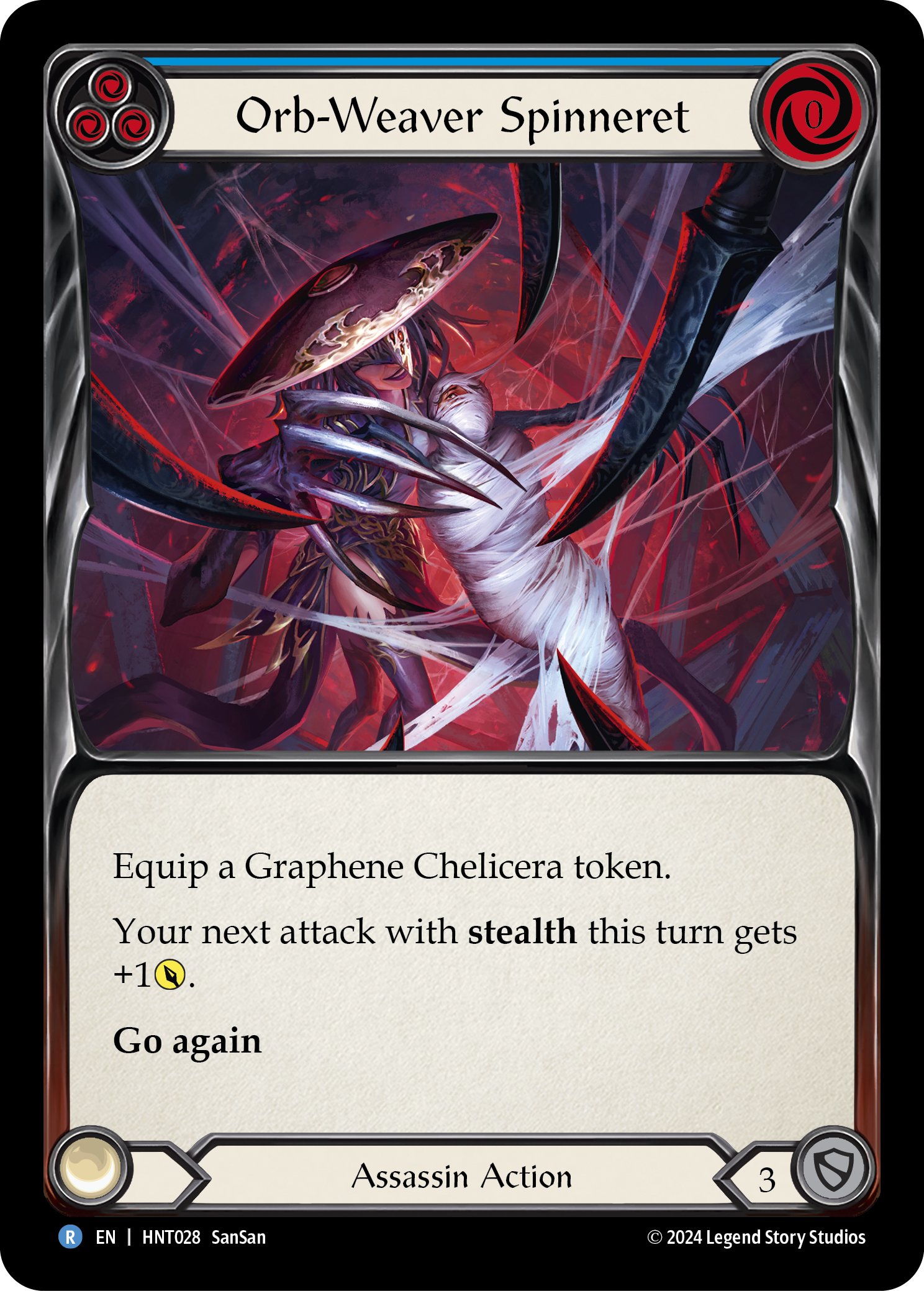 Orb-Weaver Spinneret (Blue) - Flesh and Blood TCG - MoxLand