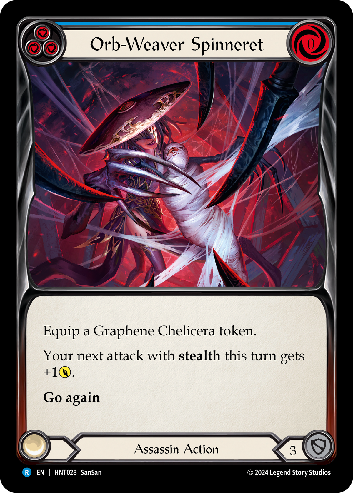 Orb-Weaver Spinneret (Blue) - Flesh and Blood TCG - MoxLand