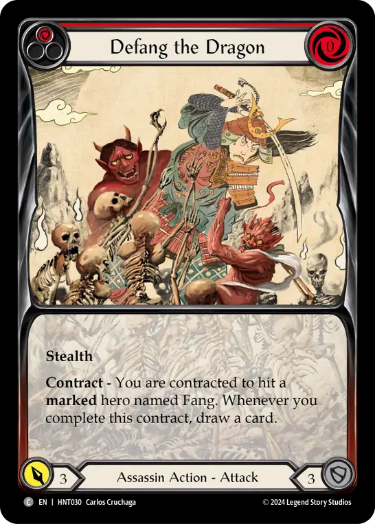 Defang the Dragon (Red) - Flesh and Blood TCG - MoxLand