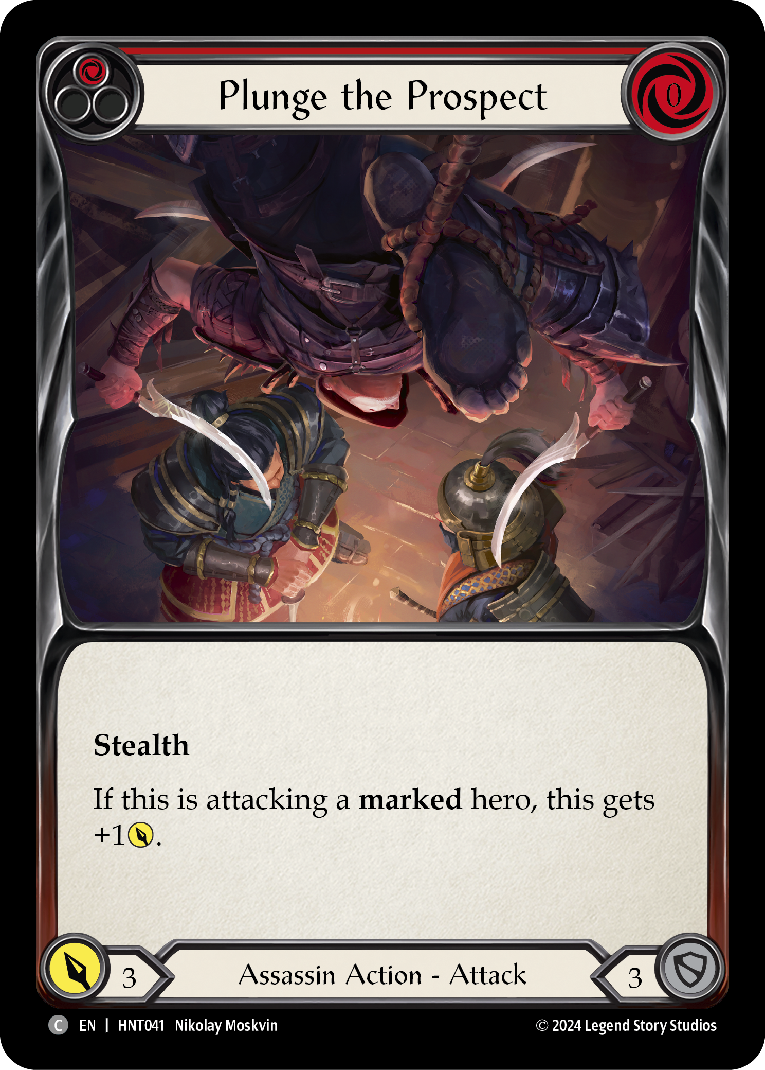 Plunge the Prospect (Red) - Flesh and Blood TCG - MoxLand