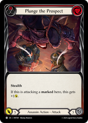 Plunge the Prospect (Red) - Flesh and Blood TCG - MoxLand